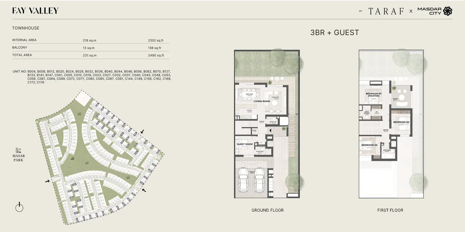 3 Bedroom + Guest