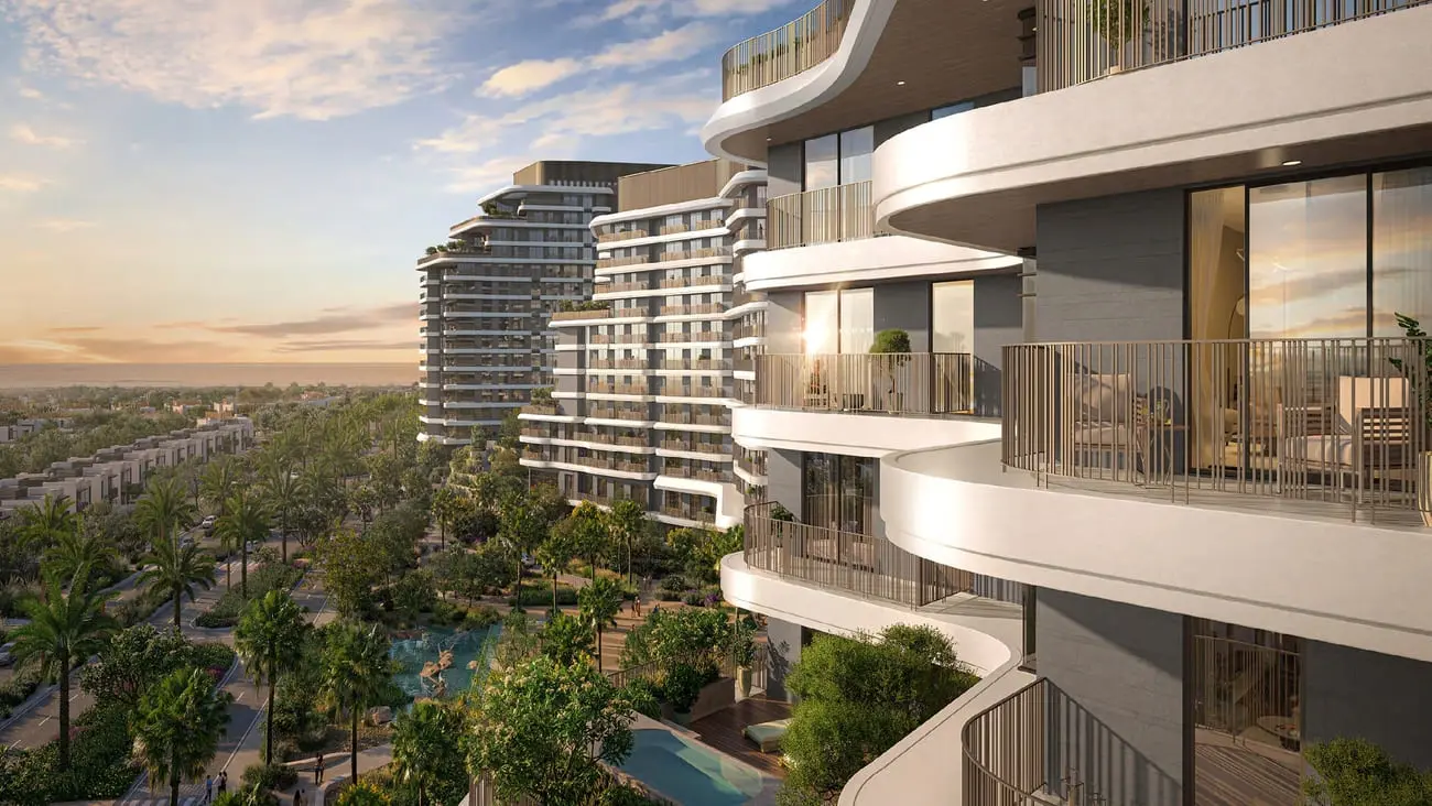 Verdes by Haven in Dubai Land Residence by Aldar Properties - Exterior Image 3