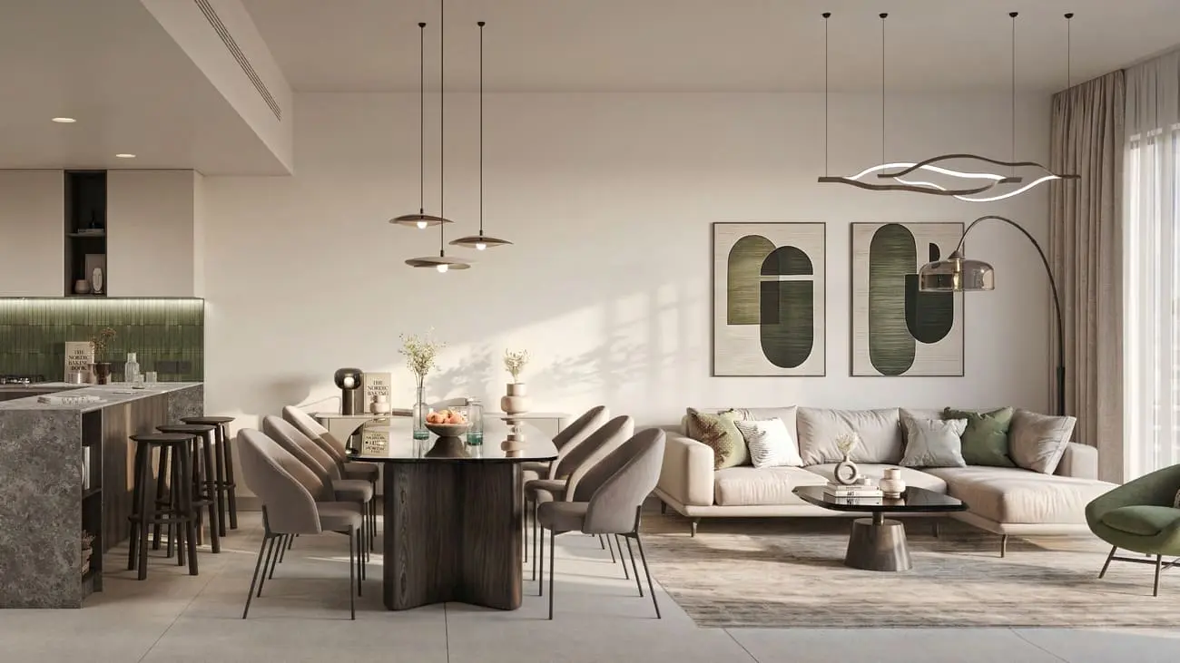 Verdes by Haven in Dubai Land Residence by Aldar Properties - Interior Image 1