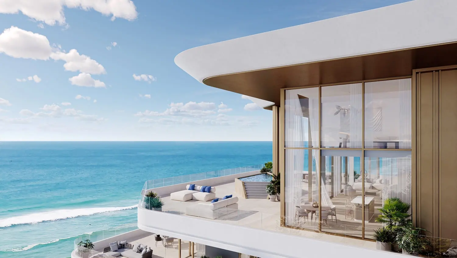 Rosso Bay Residences in Al Marjan Island by Aldar Properties - Exterior Image 2