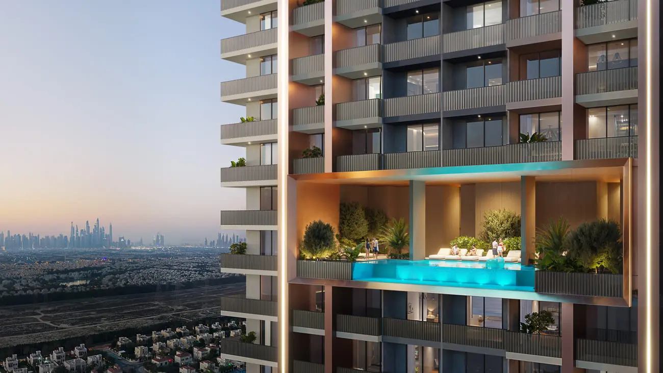 ESSENL1FE Residence in Jumeirah Village Triangle by Object 1 - Exterior Image 3