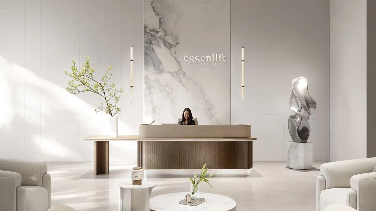 ESSENL1FE Residence in Jumeirah Village Triangle by Object 1 - Lobby Image 2