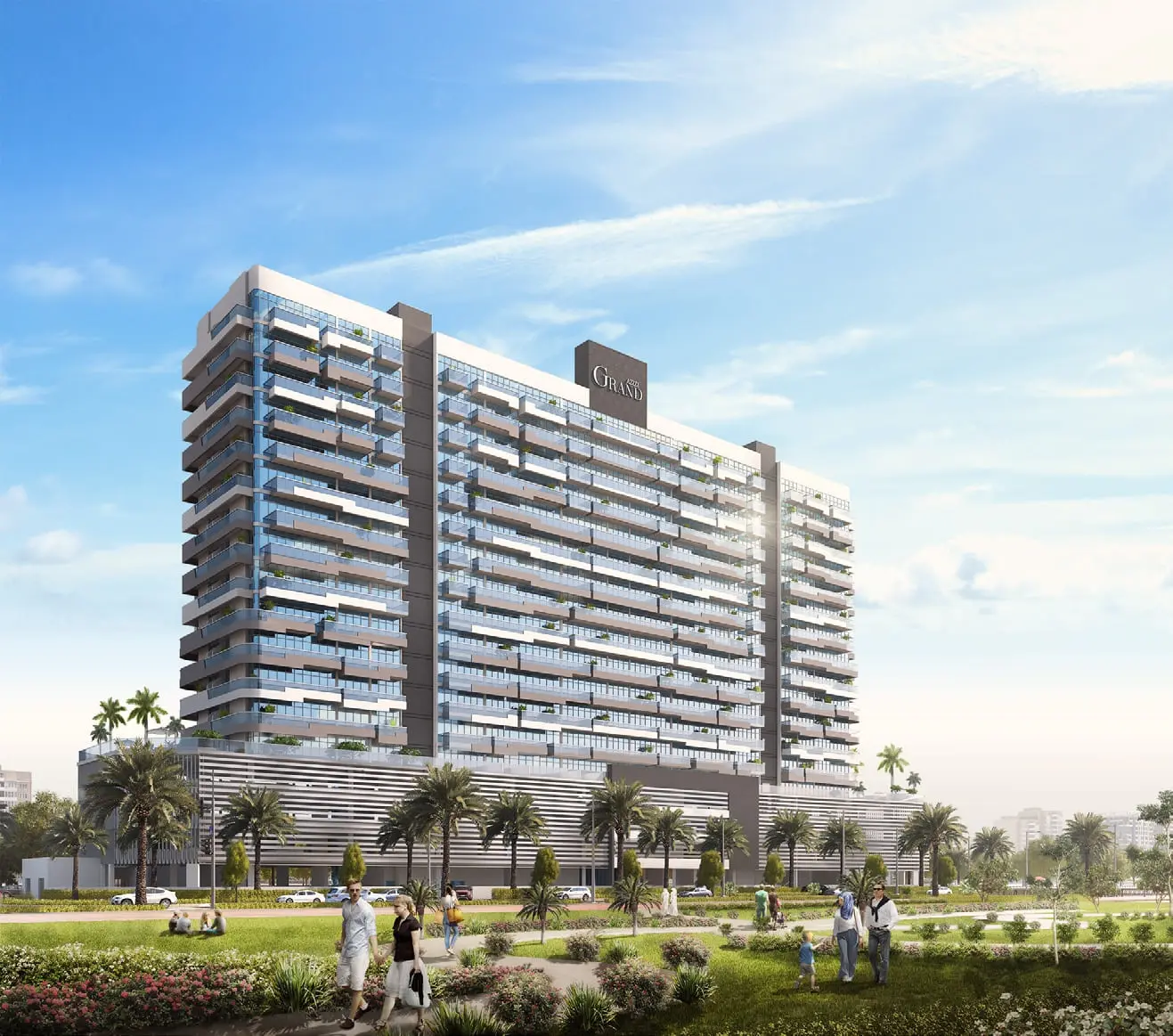 Azizi Grand in Dubai Sports City by Azizi - Exterior Image 3