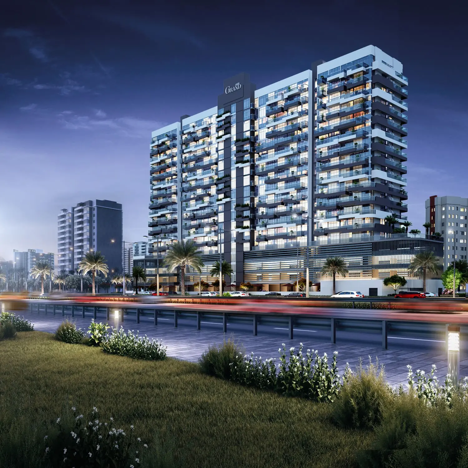 Azizi Grand in Dubai Sports City by Azizi - Exterior Image 7