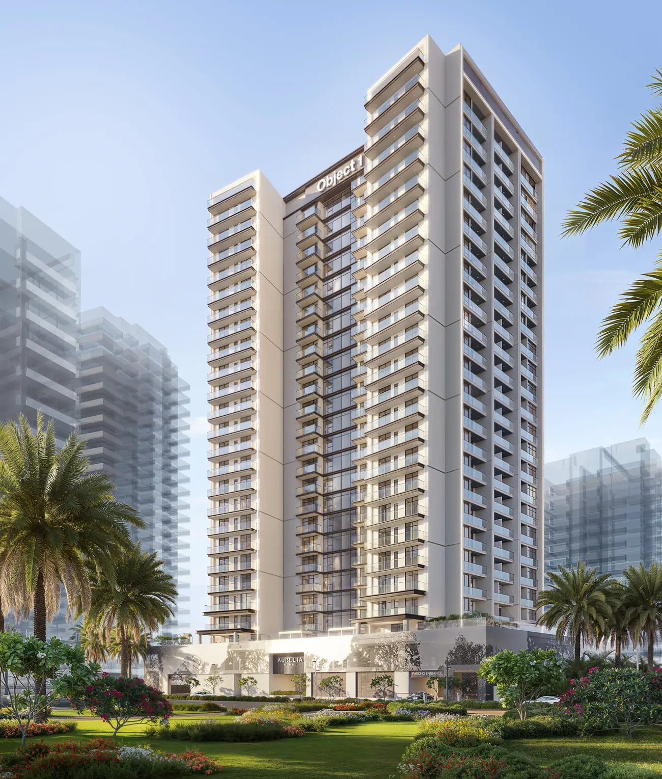 AUREL1A Residence in Dubai Sports City by Object 1 - Exterior Image 2