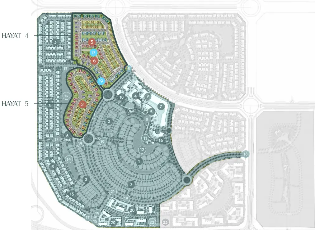 Hayat 4 and 5 master plan