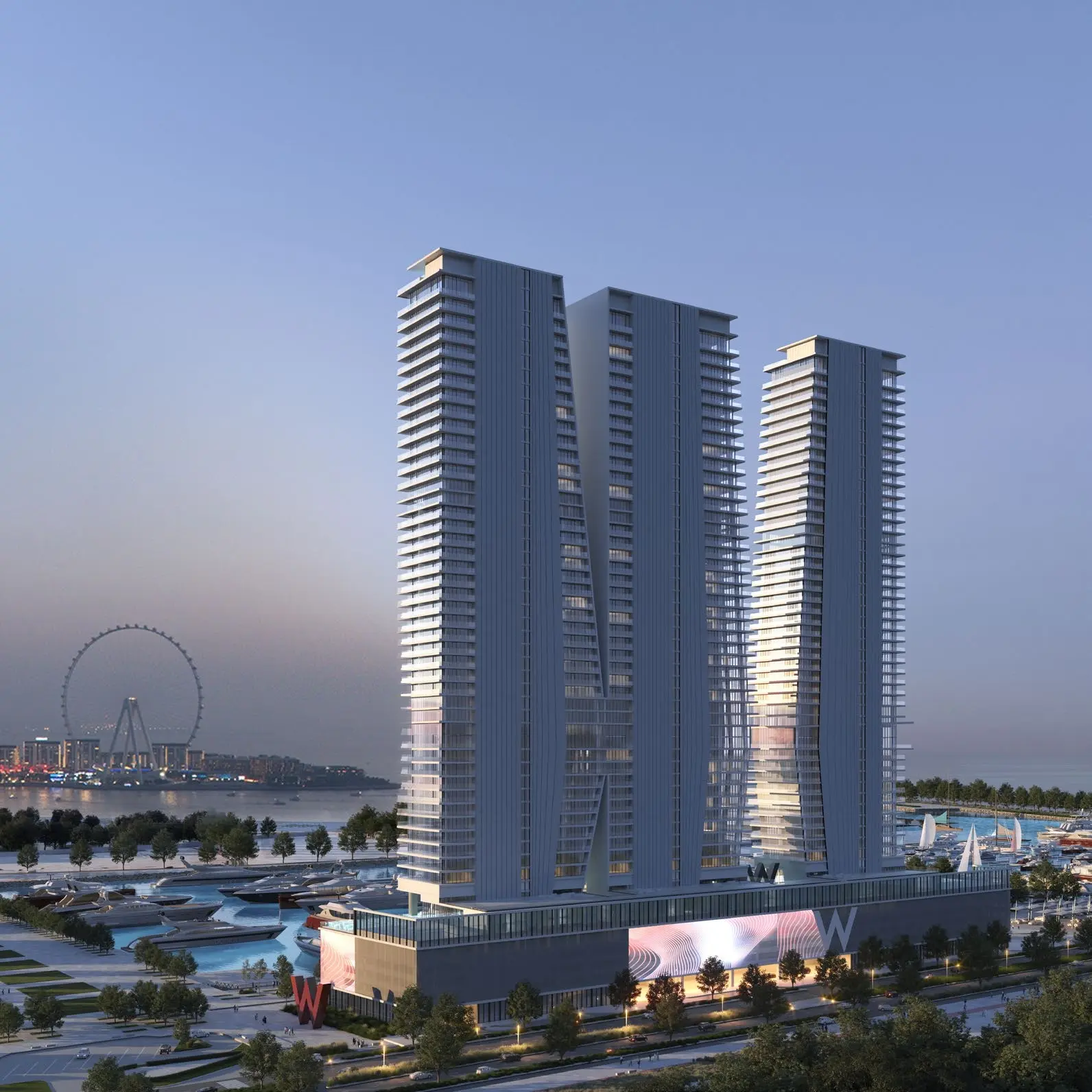 W The Residences by Arada in Dubai Harbour by Arada - Exterior Image 2