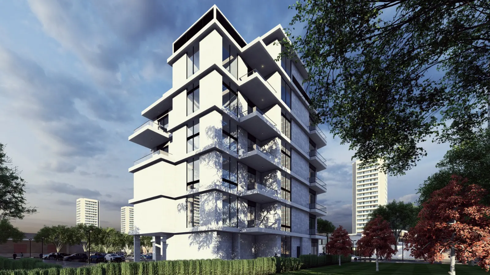 Al Reeman Gate exterior in Al Shamkha Abu Dhabi featuring contemporary building structure and urban development style