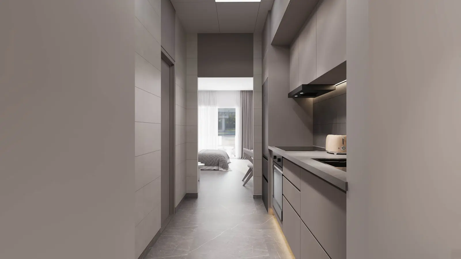 ICONA Residence Al Reeman Abu Dhabi elegant living room showcasing modern architecture and comfortable spaces