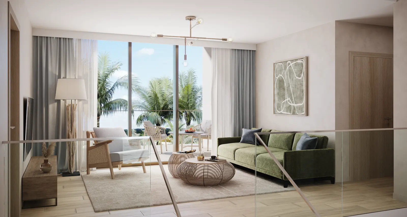 Qasr Al Jurf 3B at Al Jurf Abu Dhabi featuring stylish bedrooms and refined residential interior architecture