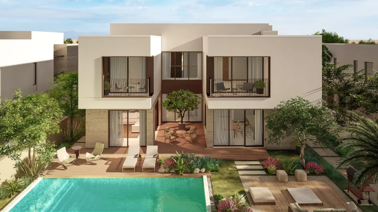 Qasr Al Jurf 3B at Al Jurf Abu Dhabi with landscaped outdoor spaces and premium family residences