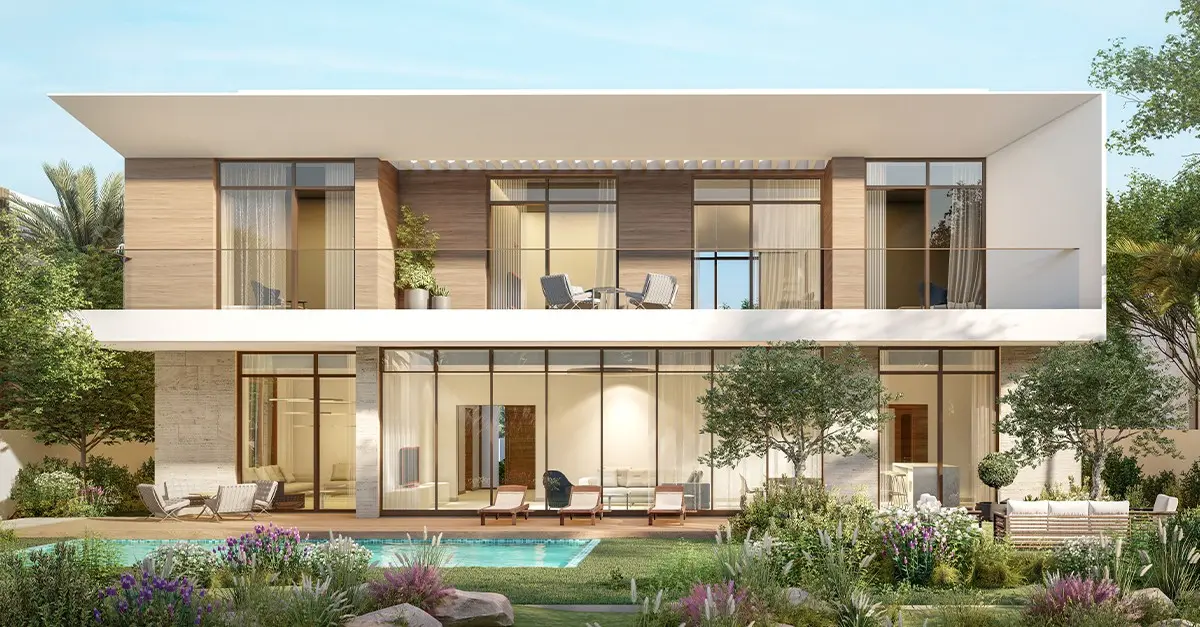 Qasr Al Jurf 3B in Al Jurf Abu Dhabi featuring luxury waterfront villas and contemporary residential architecture