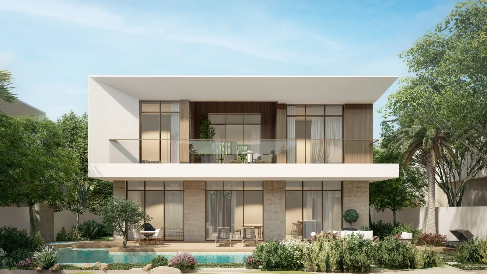 Qasr Al Jurf 3B in Al Jurf Abu Dhabi featuring luxury waterfront villas and contemporary residential architecture