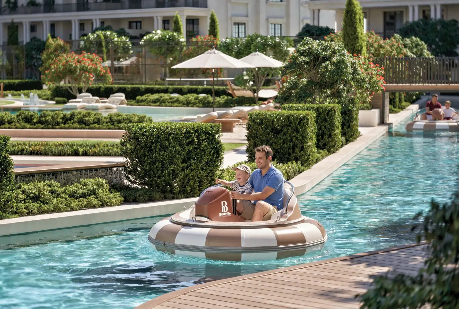 Bab Al Qasr Garden Residence 65 Masdar City Abu Dhabi sophisticated exterior elevations and family living spaces