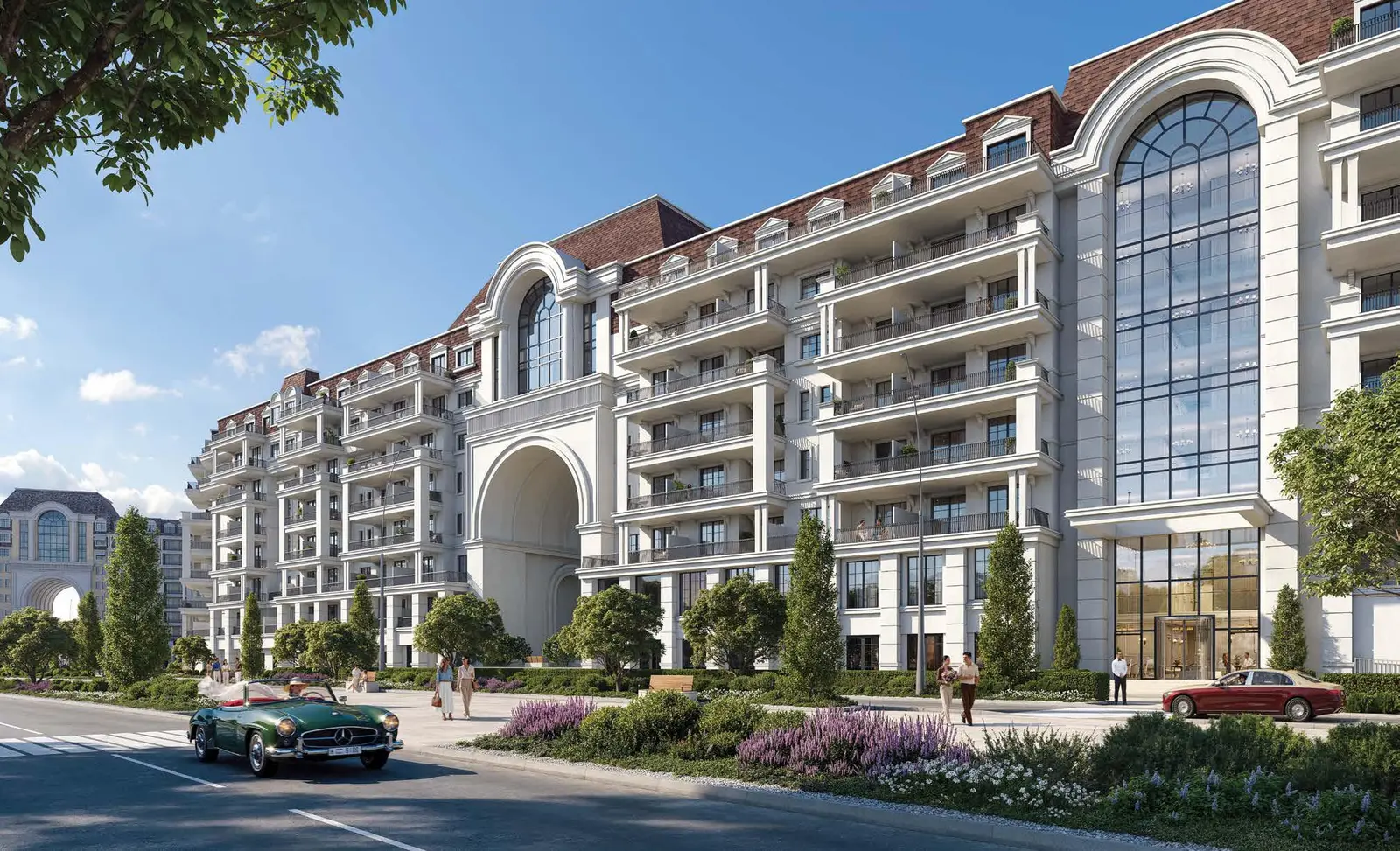 Bab Al Qasr Garden Residence 65 Masdar City Abu Dhabi premium freehold residences with iconic architectural style