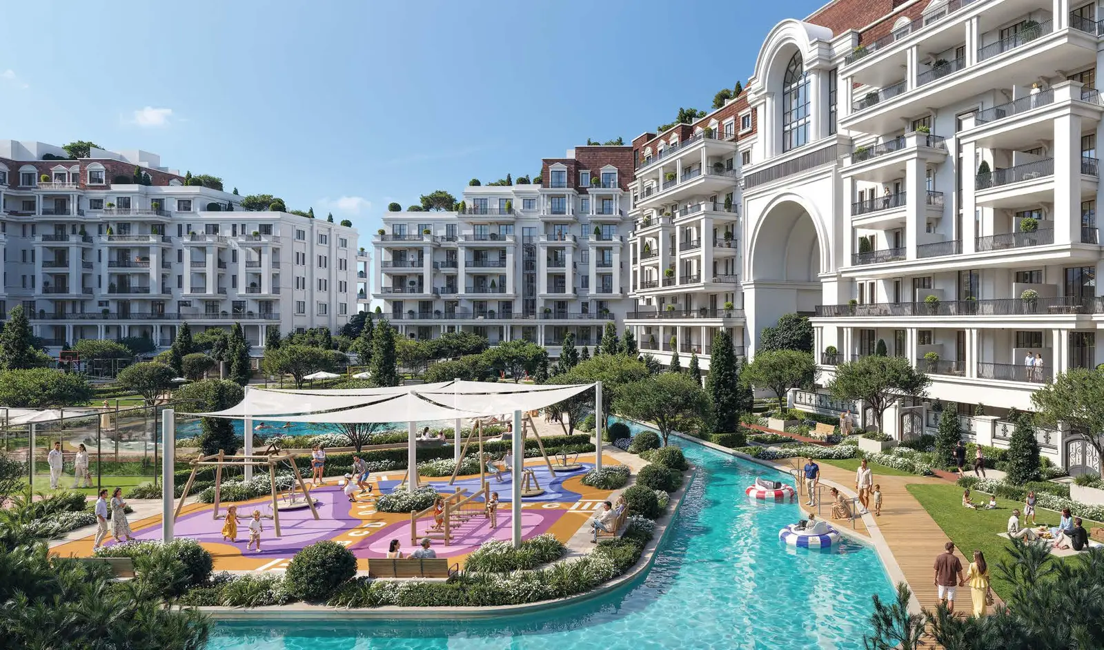 Bab Al Qasr Garden Residence 65 Masdar City Abu Dhabi premium apartment buildings with resort-style amenities