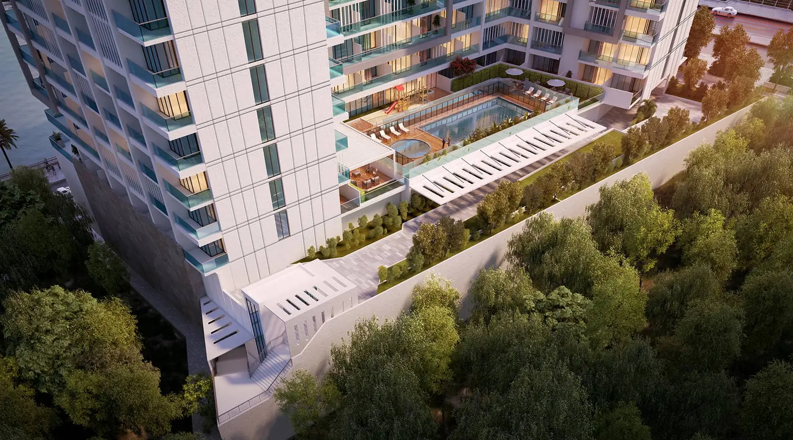 Modern architectural design of Al Maryah Vista by Reportage on Al Maryah Island Abu Dhabi