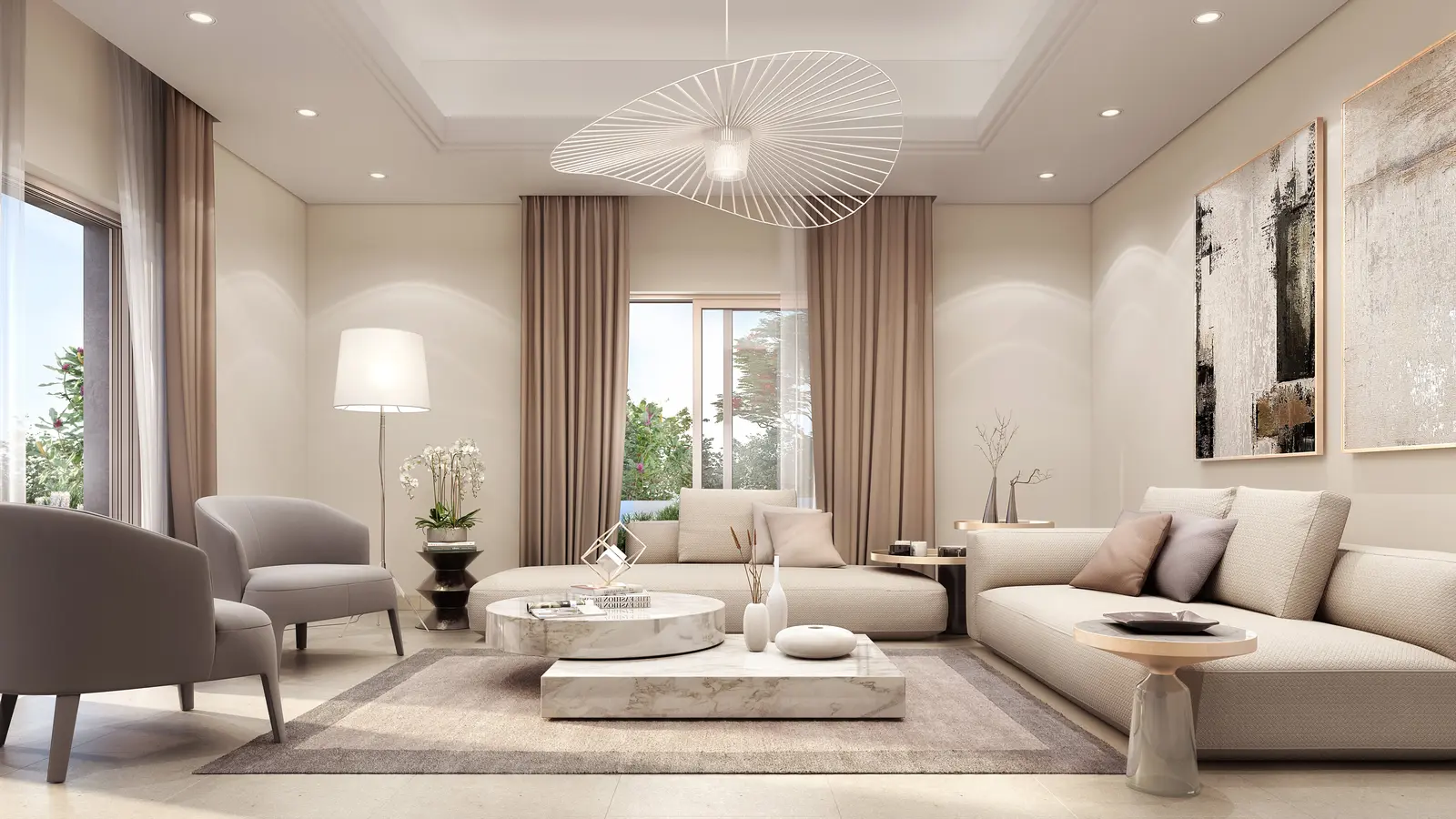 Luxury finishing details at Fay Al Reeman that reflect Aldar’s superior design