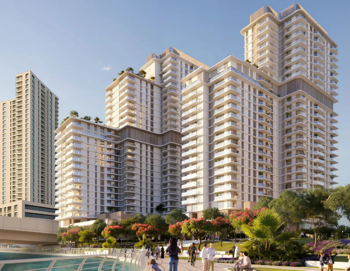Muheira by Modon master plan on Reem Island Abu Dhabi showcasing waterfront residences, amenities, and community layout.