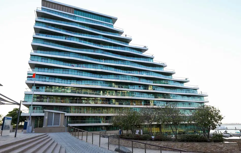 Al Bandar Al Raha Beach Abu Dhabi waterfront residential towers