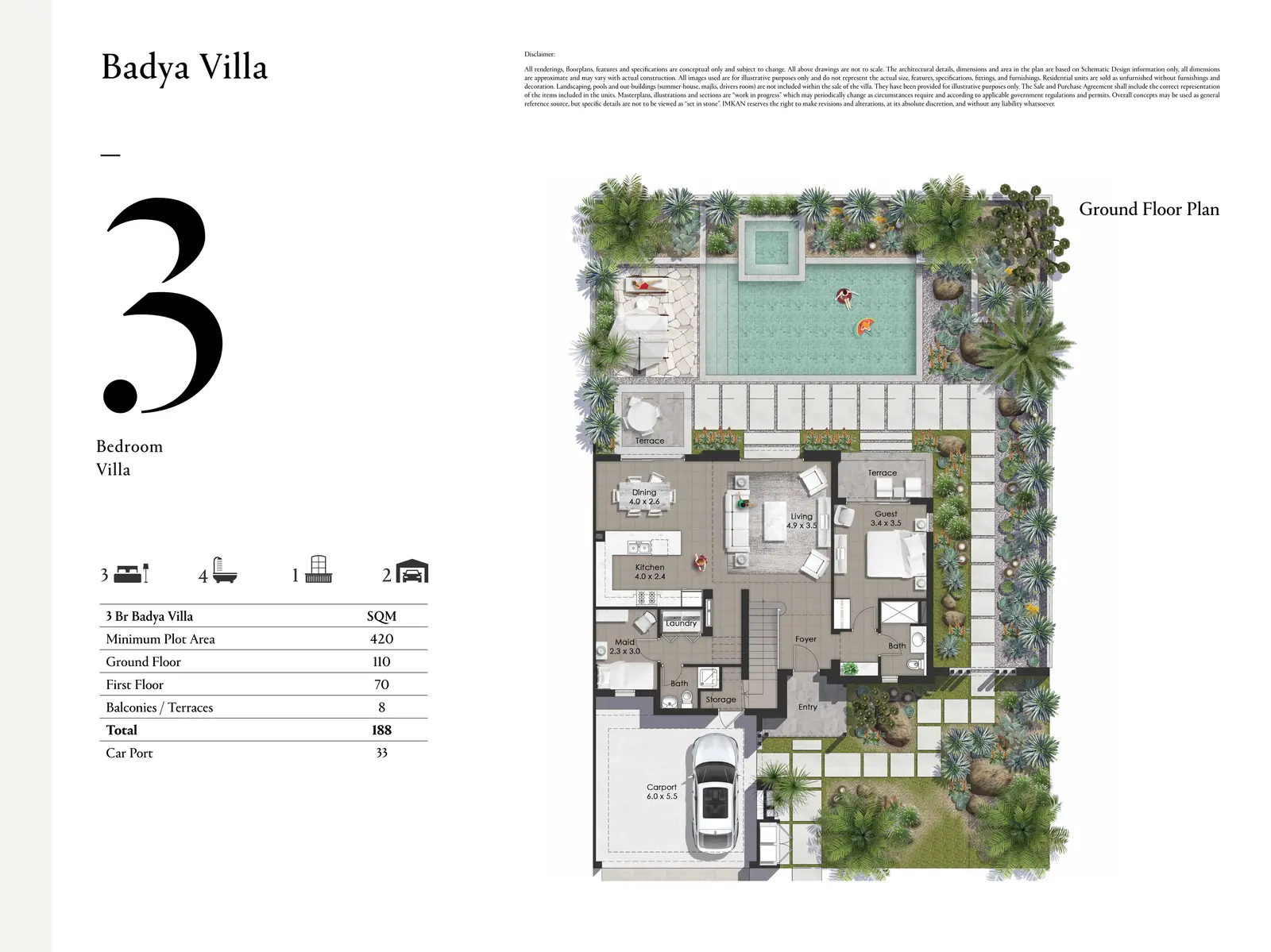 3 Bedroom Badya Villa