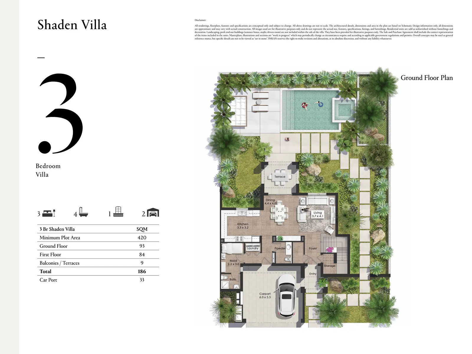 3 Bedroom Shaden Villa