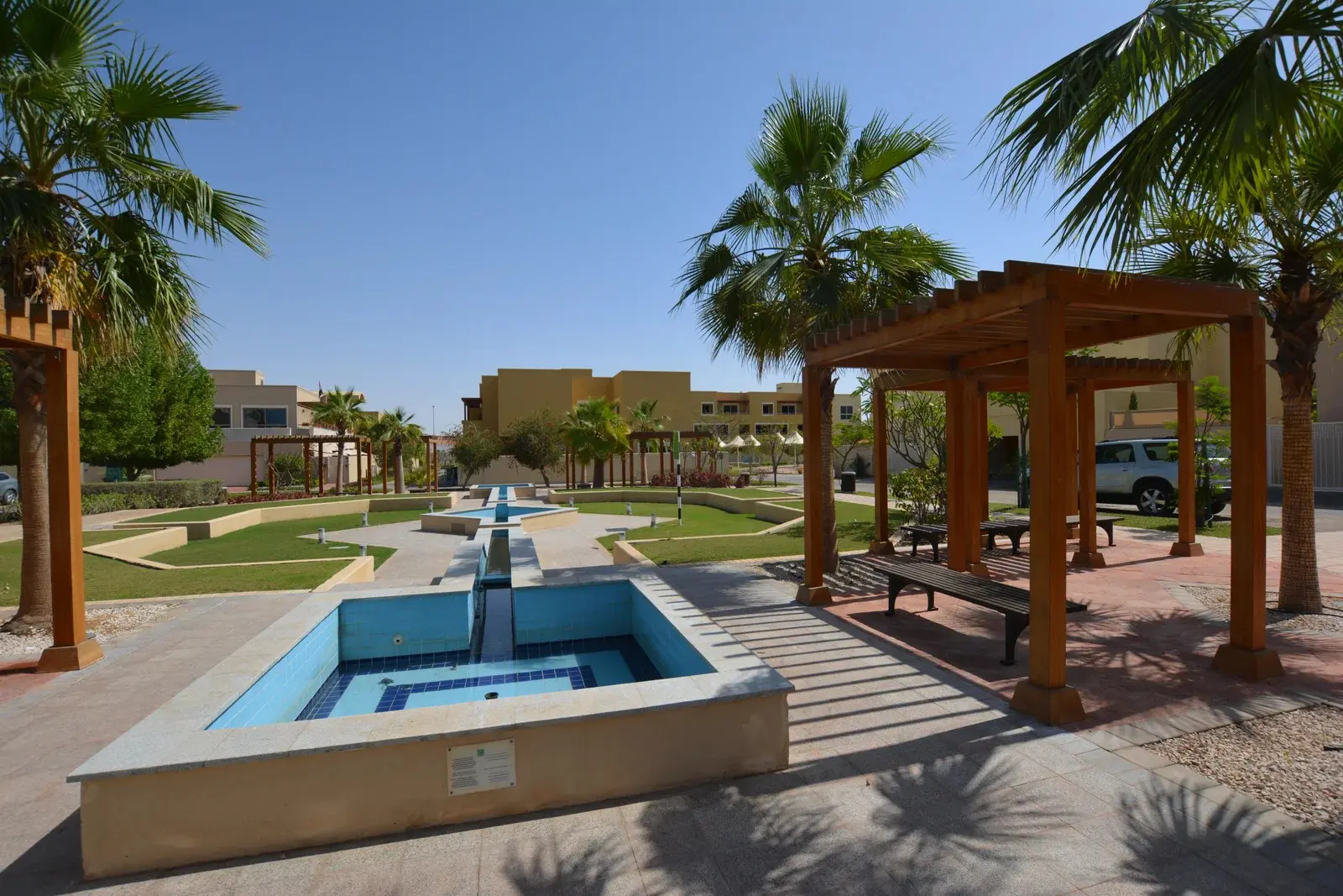 Exterior view of a luxurious villa at Al Raha Gardens, Abu Dhabi
