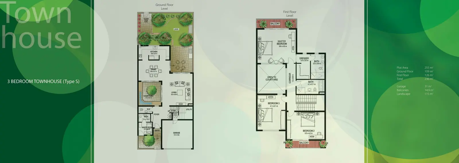 3 Bedroom Townhouse Type S