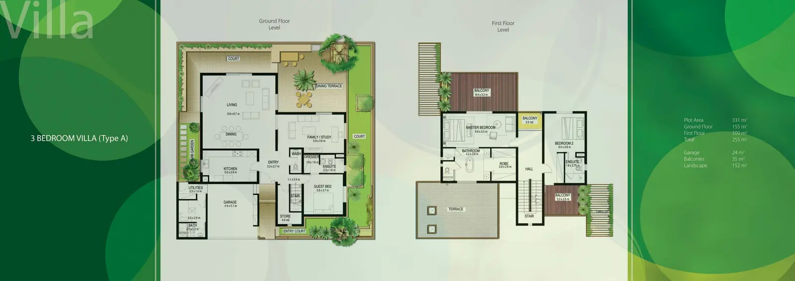 3 Bedroom Villa Type A