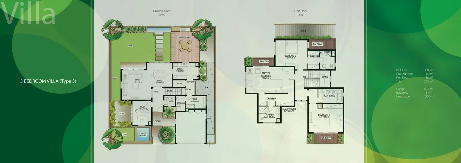 3 Bedroom Villa Type S