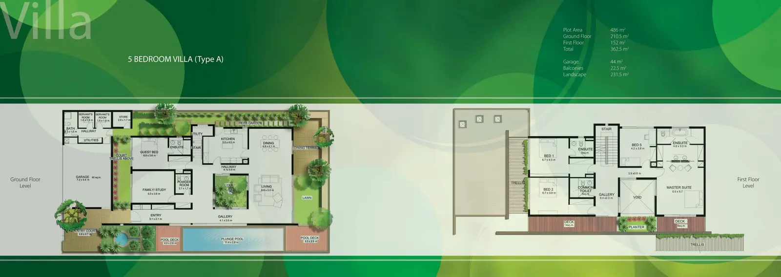 5 Bedroom Villa Type A