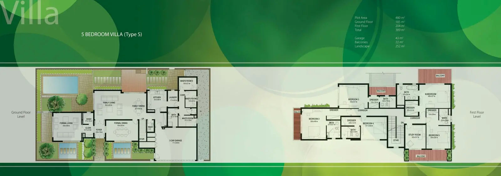 5 Bedroom Villa Type S