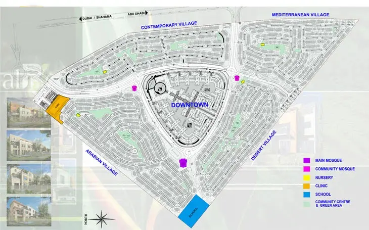 Al Reef Villas master plan