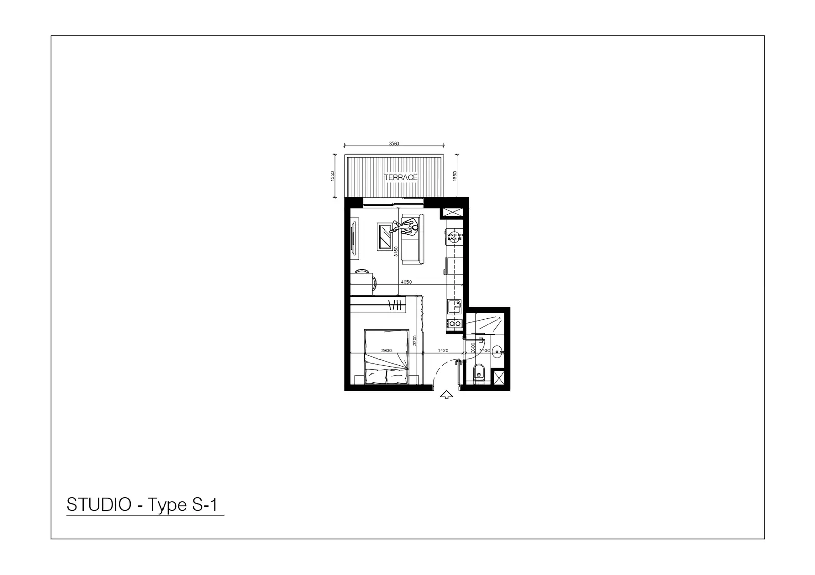 Studio floor plan