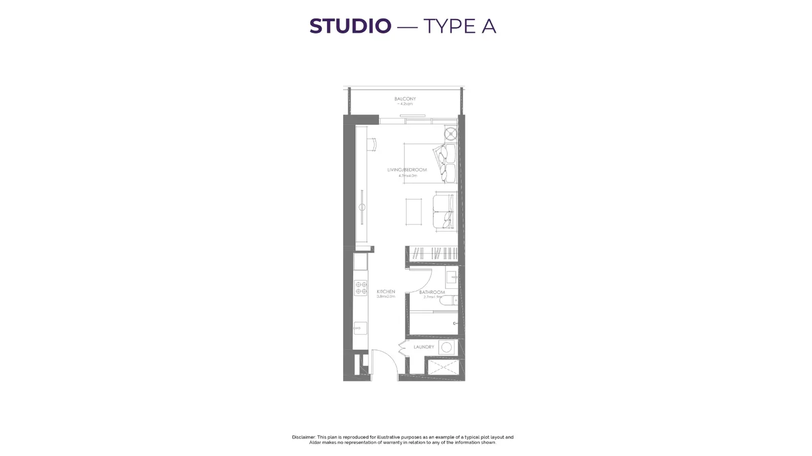 Studio floor plan