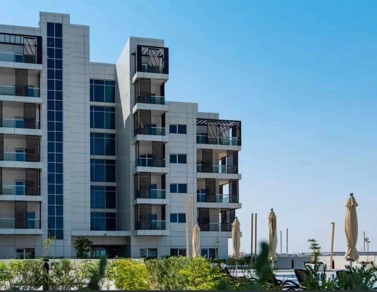 Leonardo Residences master plan in Masdar City Abu Dhabi showcasing residential layout, landscaped spaces, and community infrastructure