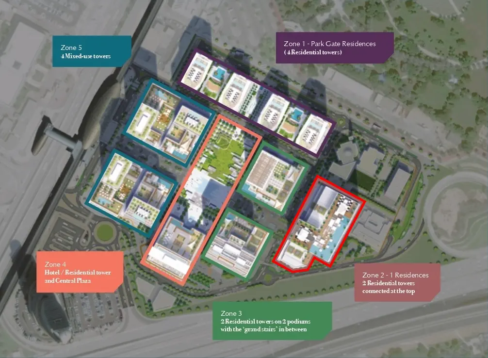 Wasl1 1 Residences master plan