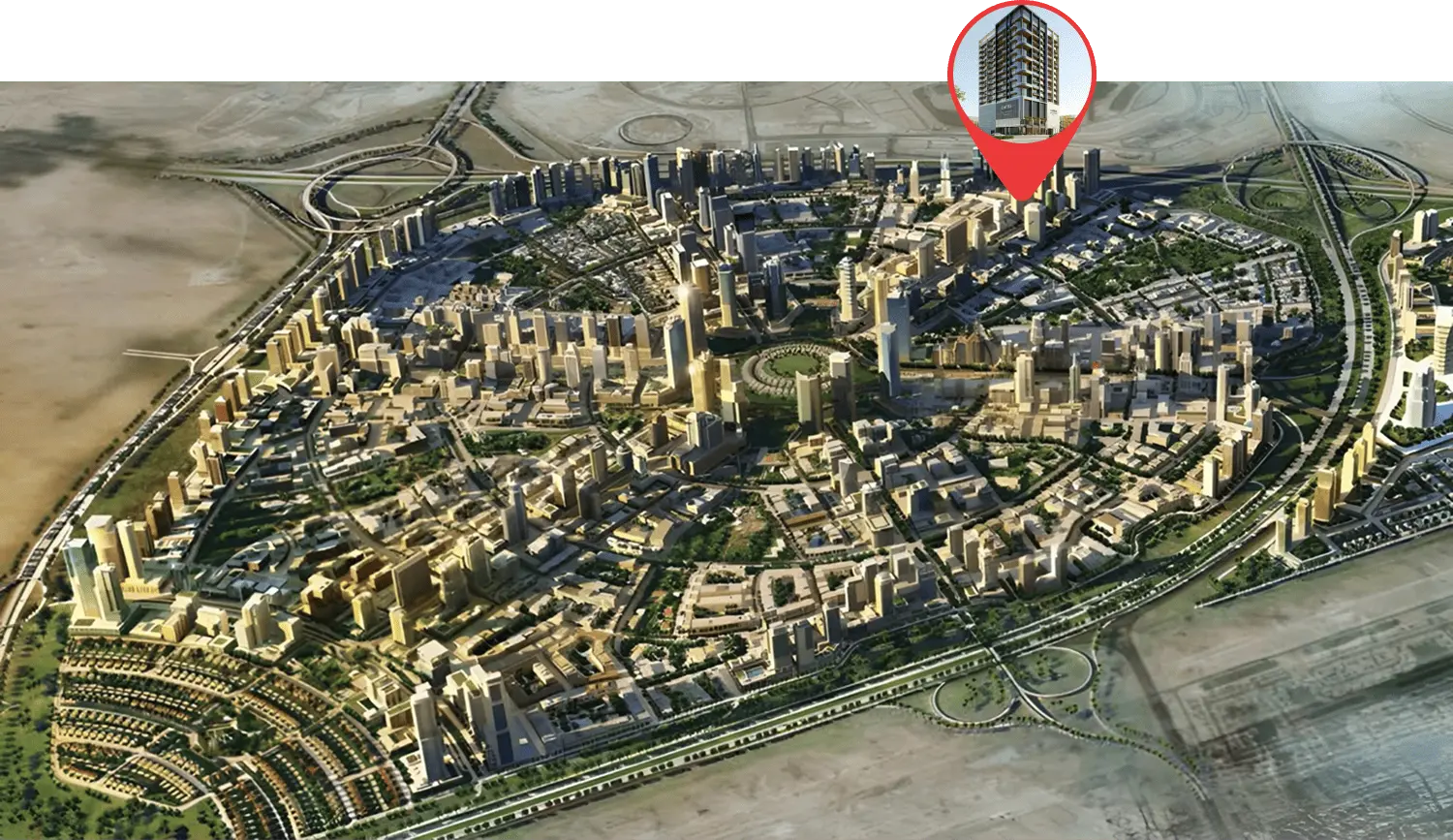 New Project by Empire Developments master plan