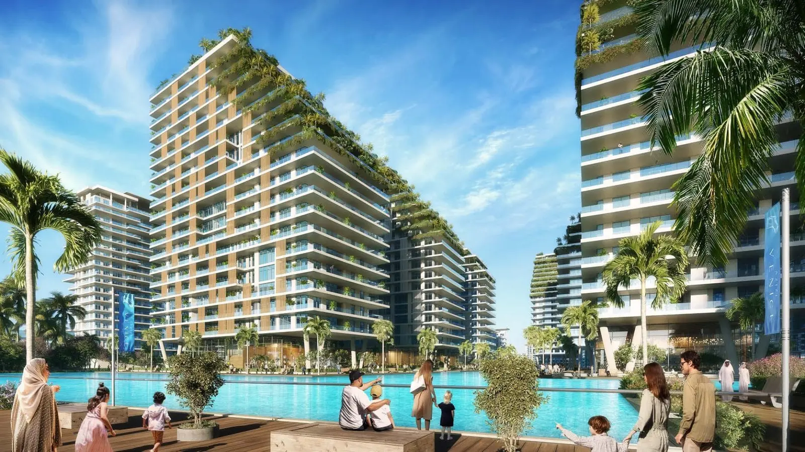 Azizi Venice Buildings 10 and 11 master plan