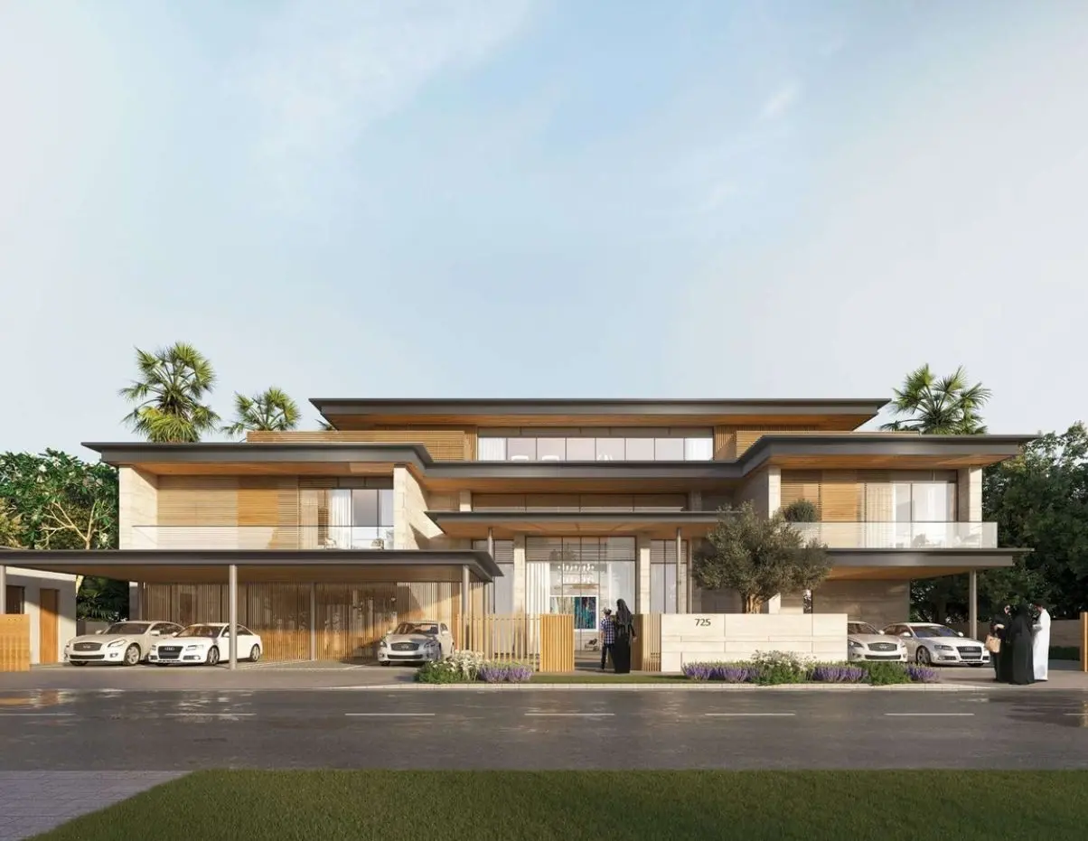 Reem Hills Villas master plan at Al Reem Island showcasing luxury waterfront community, landscaped parks, canals, and premium residential amenities.