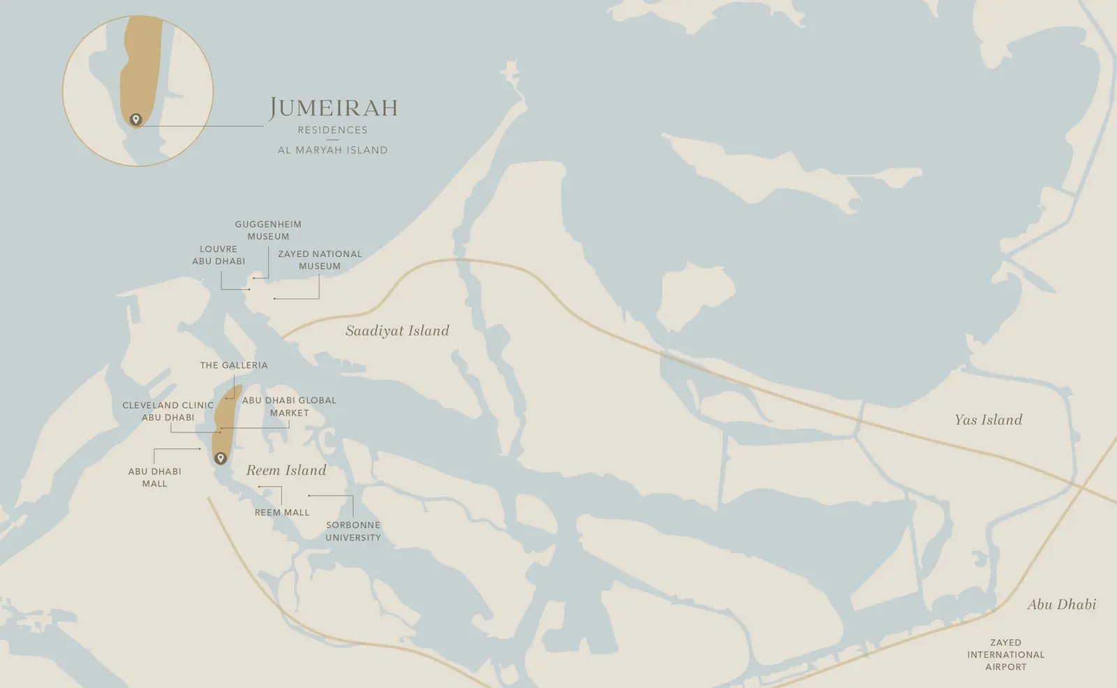 Jumeirah Residences Al Maryah Island master plan