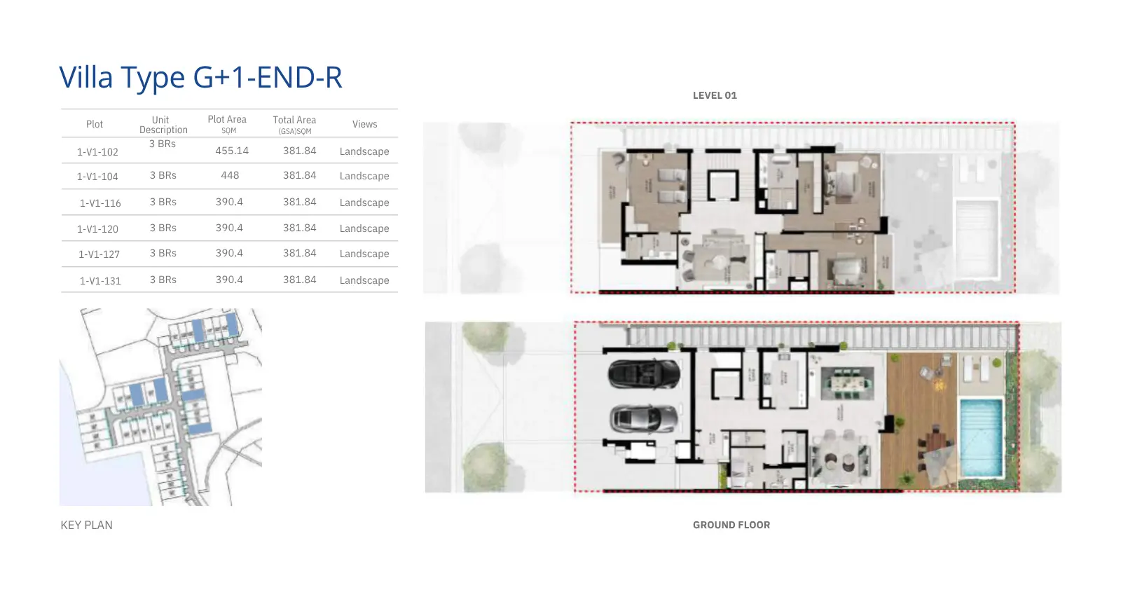 3BR Villa floor plan