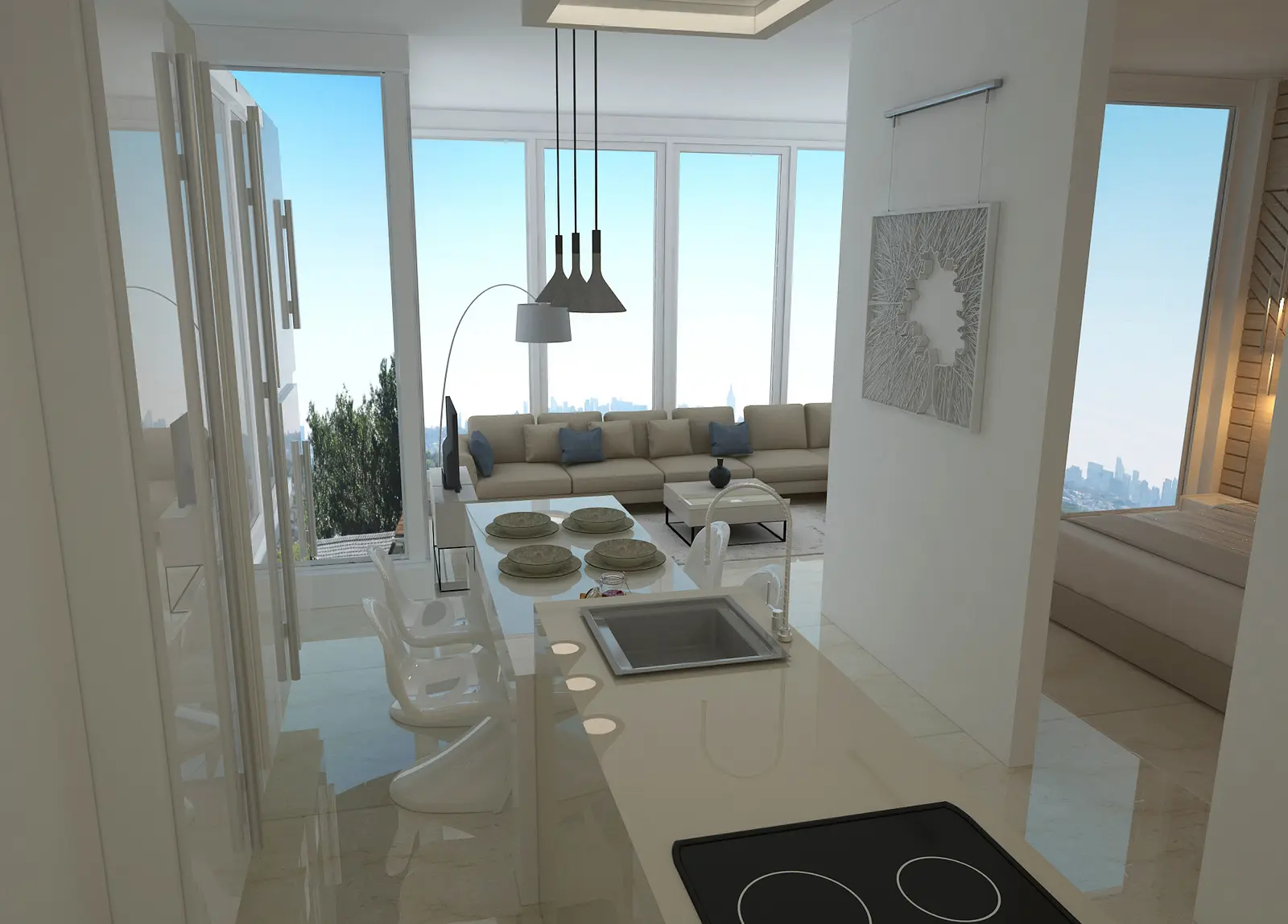 Al Raha Lofts in Al Raha Beach by Reportage Properties - Interior Image 3