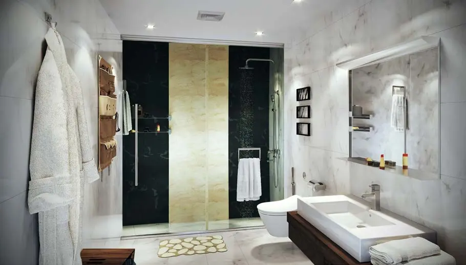 Open-plan living and dining area creating a seamless flow in the contemporary homes at Oasis Two.
