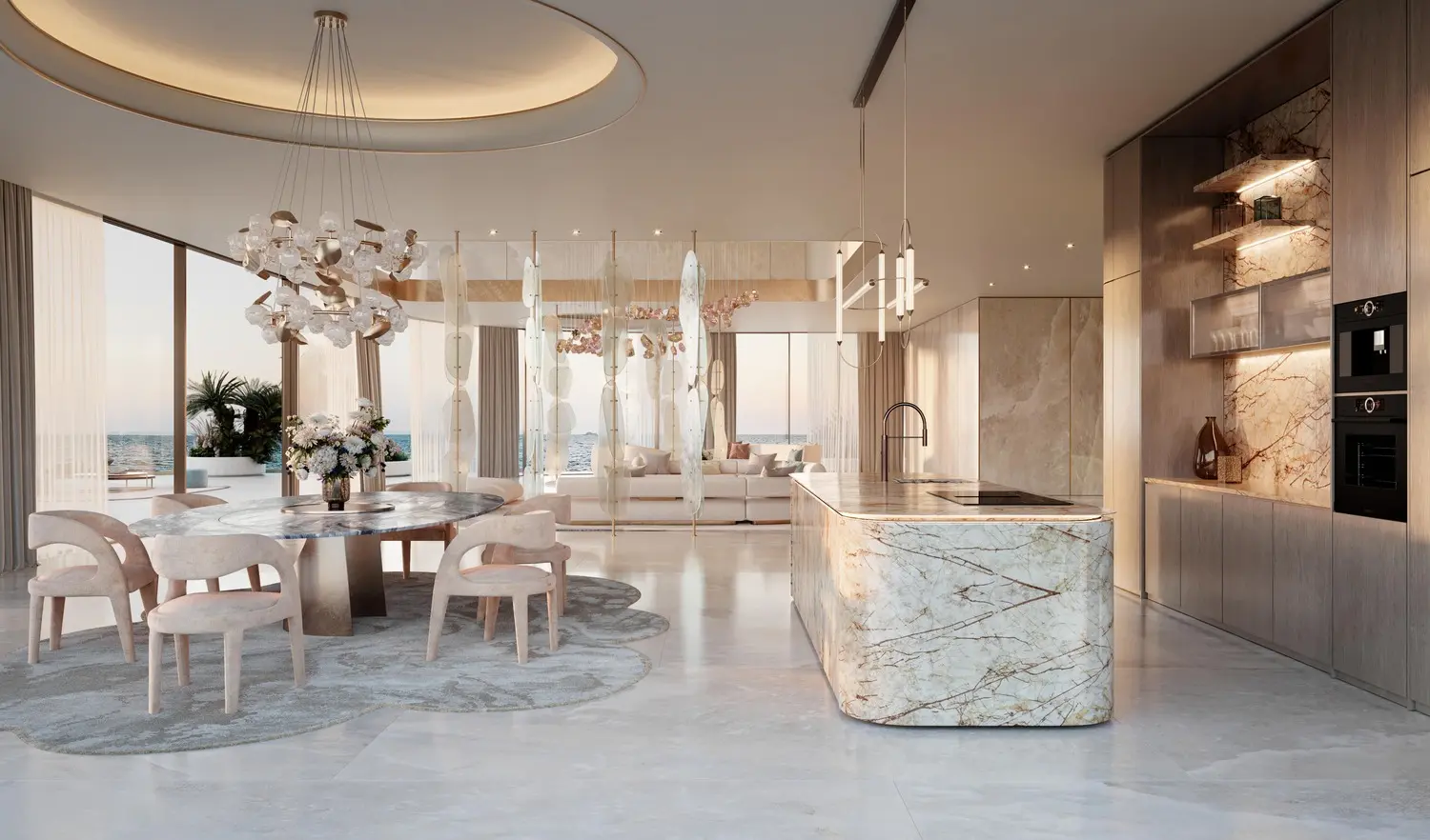 Jacob and Co Beachfront Living in Al Jurf by Ohana Developments - Interior Image 9