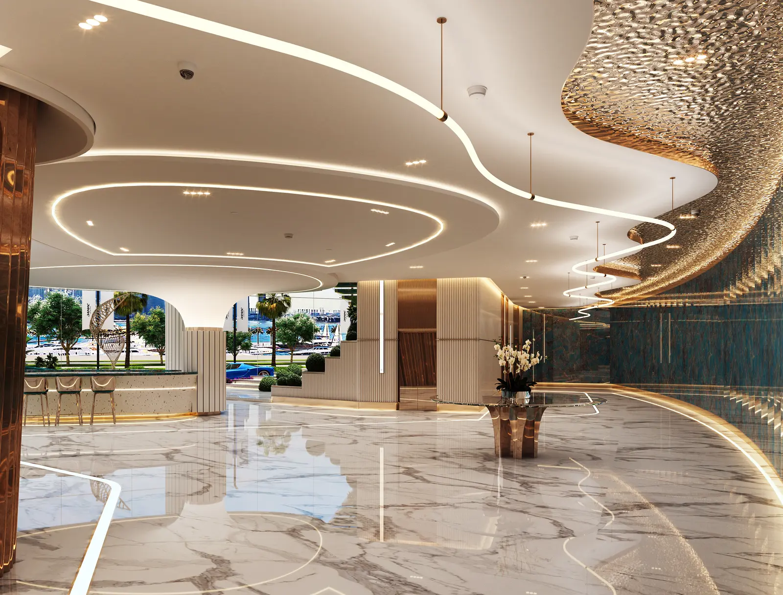 Damac Bay in Dubai Harbour by DAMAC - Exterior Image 4