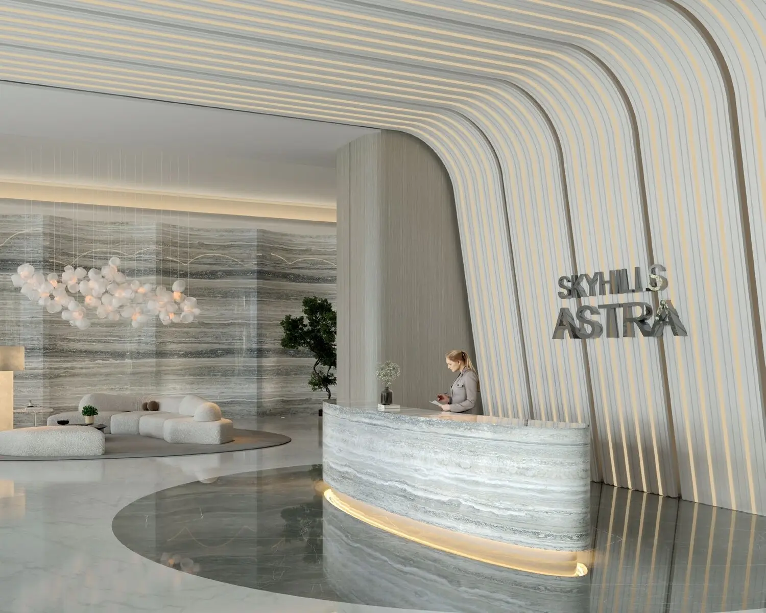 Sky Hills Astra in Dubai Science Park by HRE Development - Exterior Image 1