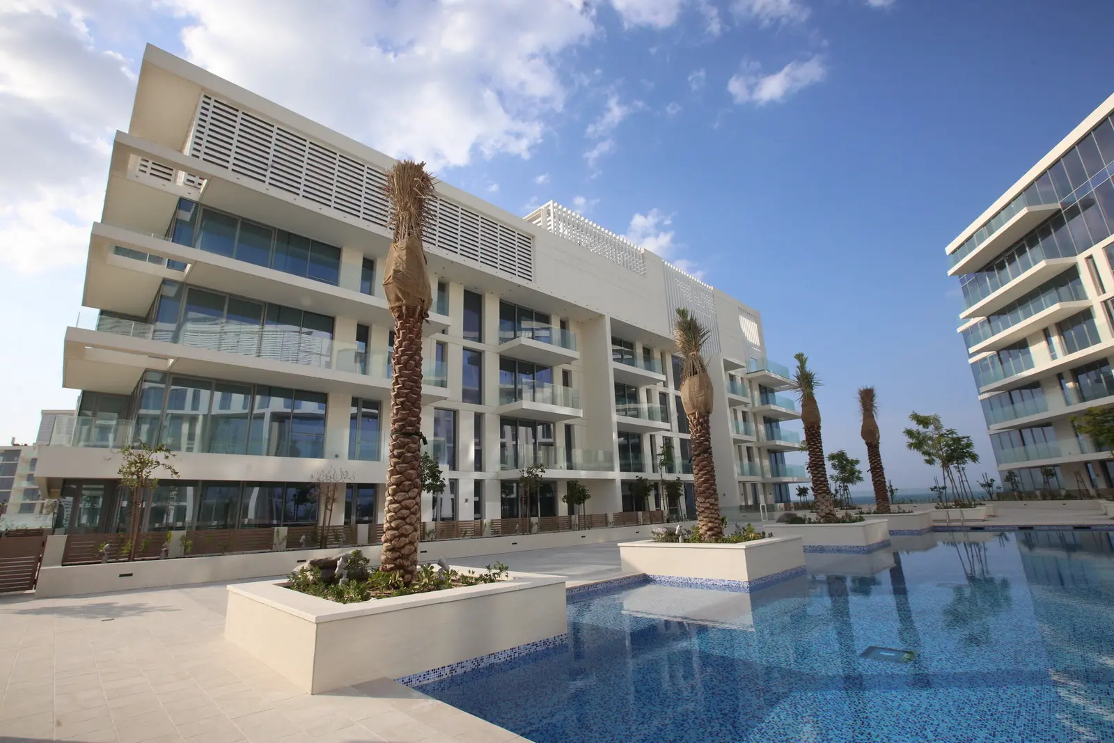 Beachfront view of Mamsha residences with direct Soul Beach access and uninterrupted sea views