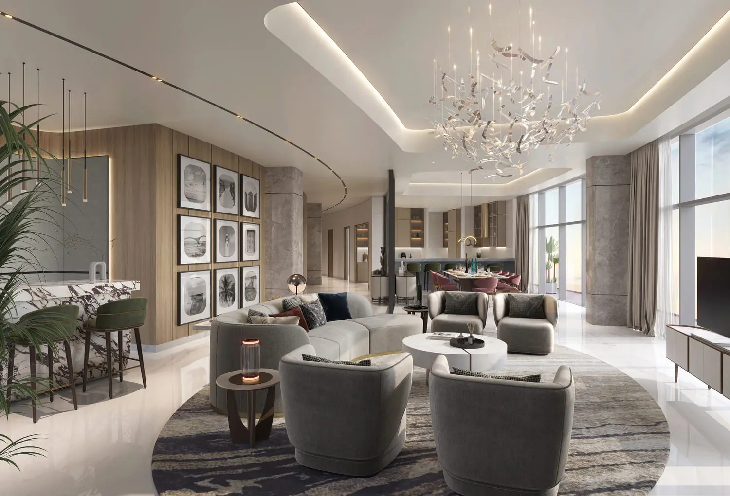 Aqua Arc in Al Marjan Island by BNW Developments - Interior Image 10
