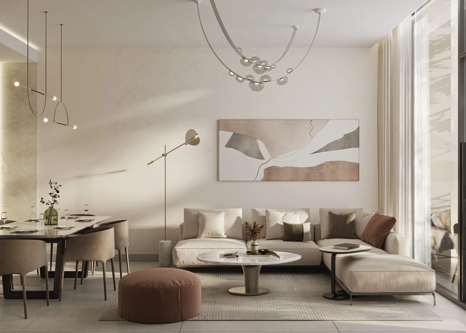 Gharbi 1 Residences in Arjan by Rabdan Developments - Interior Image 2